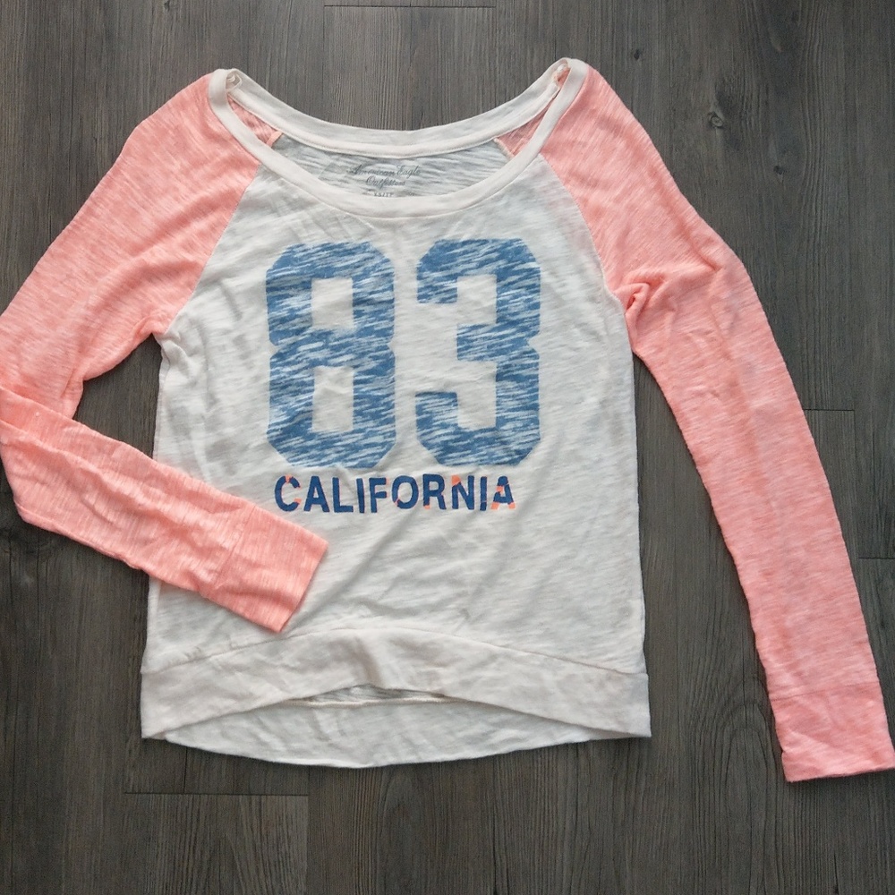 American Eagle Longsleeve Colorblock XS